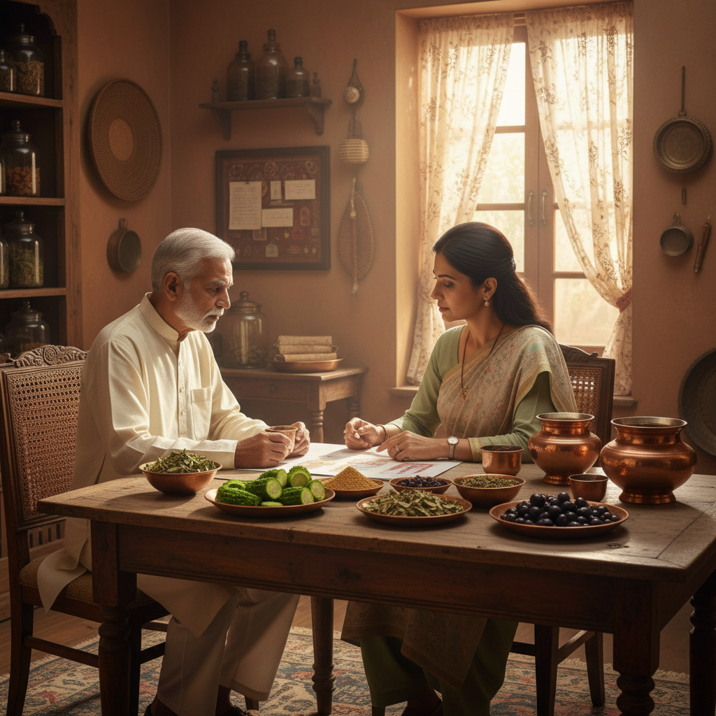 Diabetes management protocol with herbal medicines and lifestyle modification planning